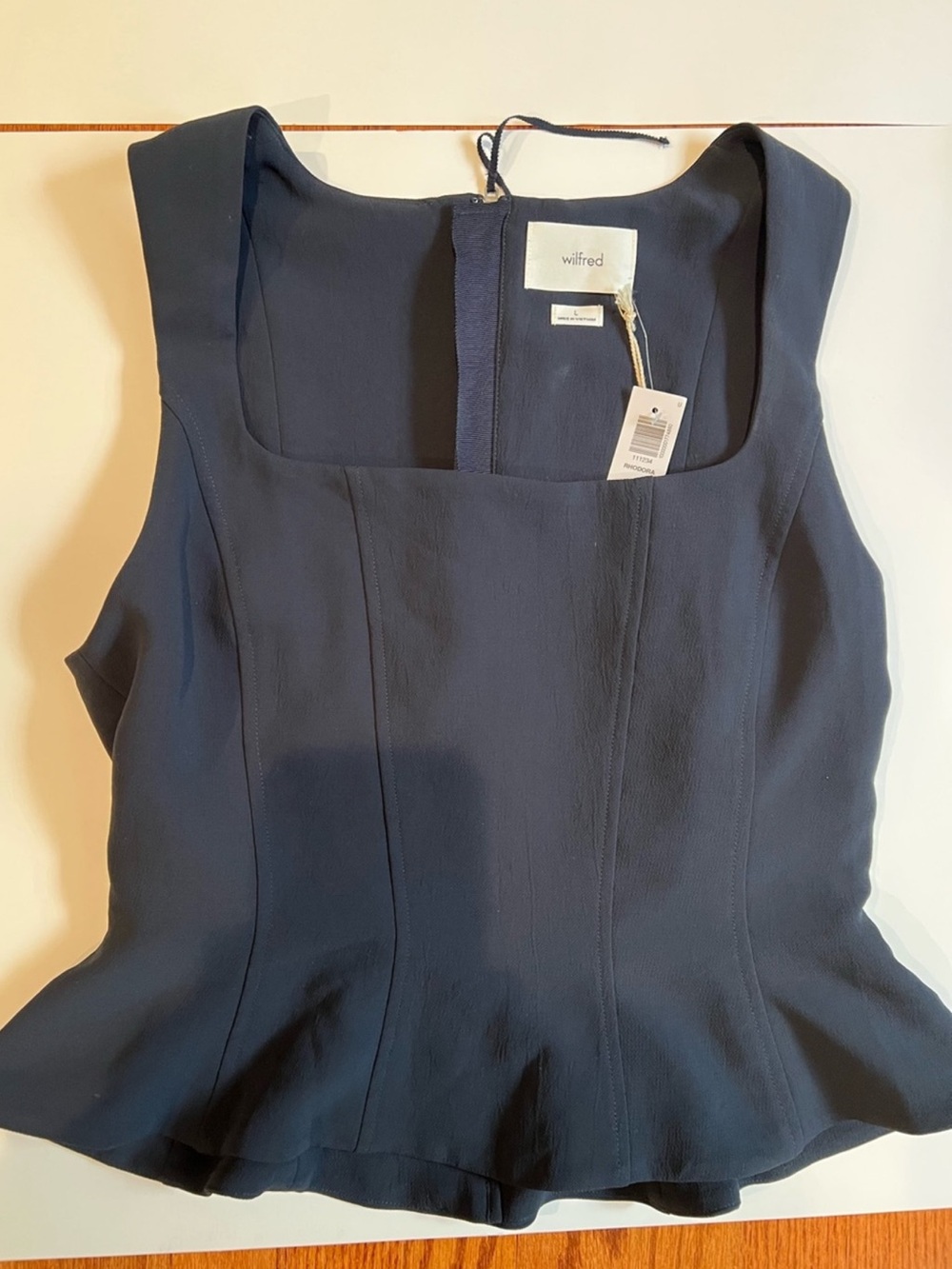 Aritzia Rhodora Bustier - Crepette™ - Dark Night Navy - Picture 5 of 6